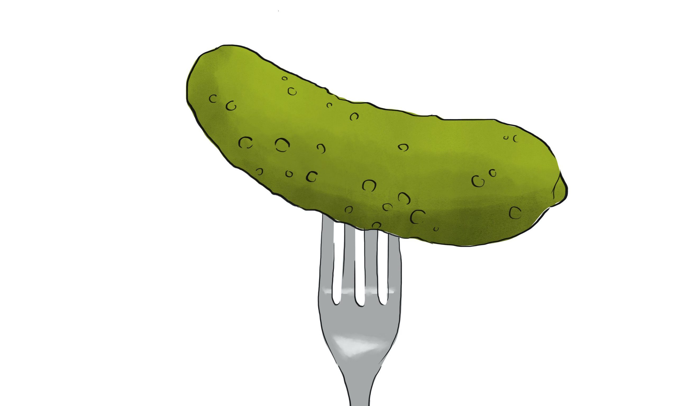Background image of a pickle